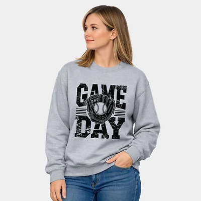 Simply Sage Market - Baseball Game Day Glove Women's Graphic Sweatshirt