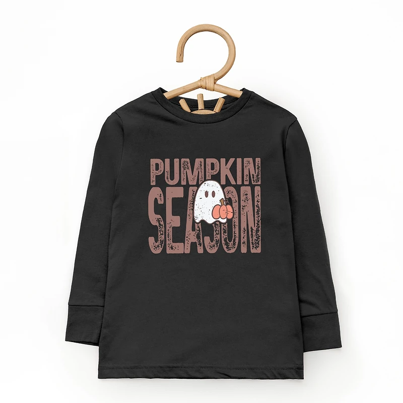 The Juniper Shop - Toddler Long Sleeve Graphic Tee Pumpkin Season Ghost