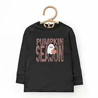 The Juniper Shop - Toddler Long Sleeve Graphic Tee Pumpkin Season Ghost
