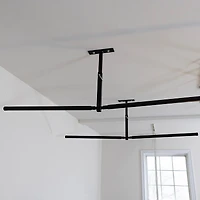 StoreYour Hi-Port 2 Ladder Ceiling Storage Rack, Double Sided, Holds 150 lbs