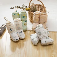 MyKids-USA Arrival Baby Animals Cartoon Pattern Toddler Cotton Shoes