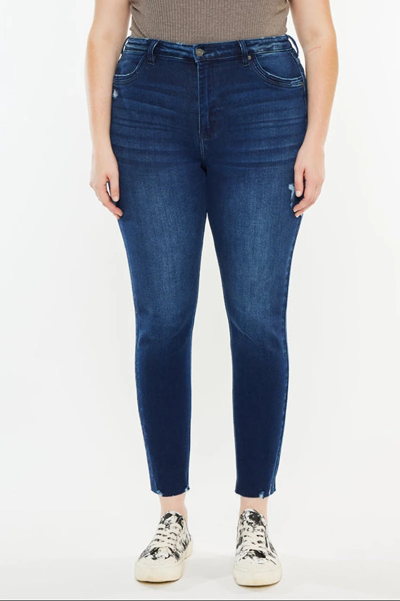 KanCan Women's Plus High Rise Ankle Skinny Jeans Karol