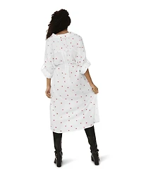 Belle & Bloom Womens Seven Wonders Maxi Shirt Dress