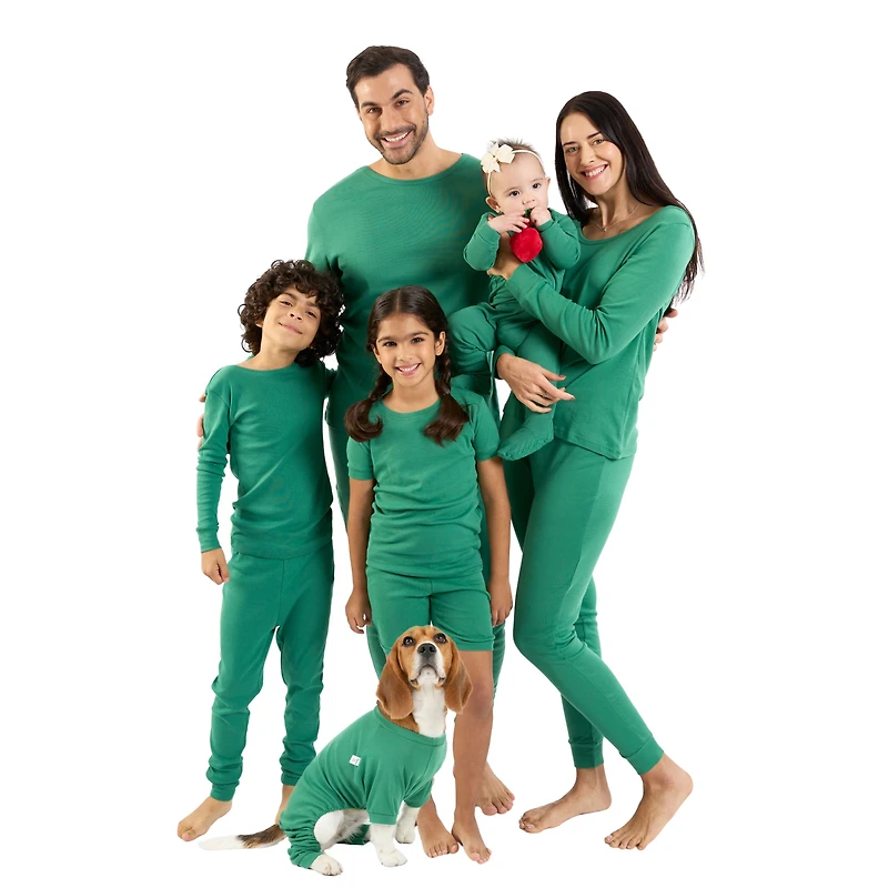 Leveret Mens 2-pc. Classic Solid Long Sleeve Cotton Snug Fit Pajamas