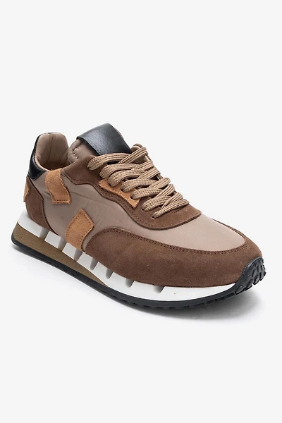 Forever & Always Womens Vian Leather Platform Sneaker