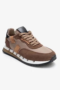 Forever & Always Womens Vian Leather Platform Sneaker