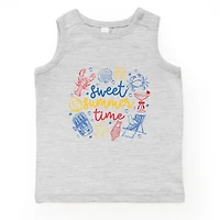 The Juniper Shop - Sweet Summer Time Nautical Youth Tank Top