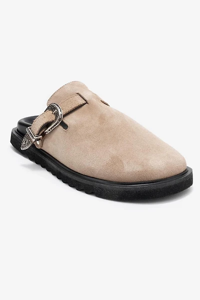 Forever & Always Womens Vesta Leather Mules