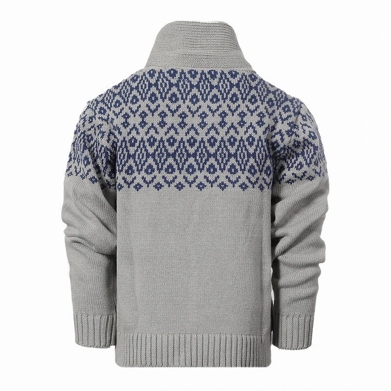 Gioberti Boy's 100% Cotton Pullover Knitted Sweater with Toggle Button Closure
