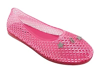 bebe Womens Jelly Flats with Charms Slip On Lightweight Shoes