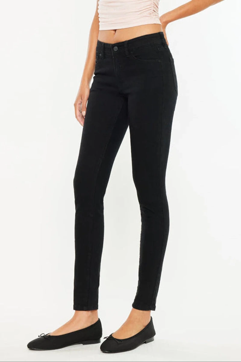 KanCan Women's Essentials Mid Rise Super Skinny Anivia Jeans