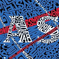 LA Pop Art Men's Cotton/Poly Blend NASA Word T-Shirt - "Meatball" Missions Design