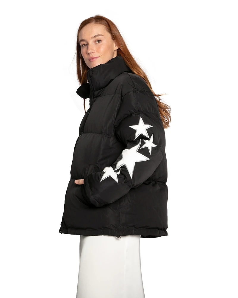 Belle & Bloom Womens A Star Is Born Puffer Jacket