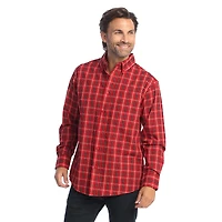 Gioberti Men's Long Sleeve Plaid Shirt