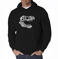 LA Pop Art TREX - Men's Word Hooded Sweatshirt