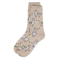 MeMoi Women's Alpaca Rayon From Bamboo Crew Socks