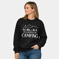 Simply Sage Market - Rather Be Camping Camper  Women's Graphic Sweatshirt