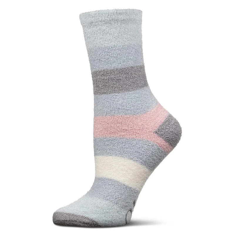 MeMoi Women's Happy Aloe Infused Crew Socks