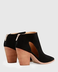 Belle & Bloom Womens Midnight Special Suede Ankle Boot
