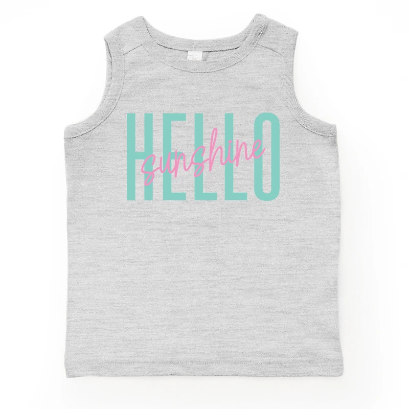 The Juniper Shop - Hello Sunshine Tall Toddler Graphic Tank