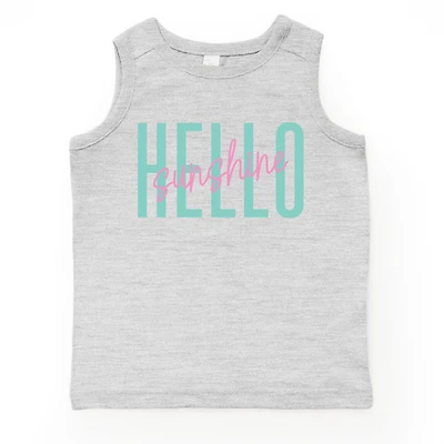 The Juniper Shop - Hello Sunshine Tall Toddler Graphic Tank