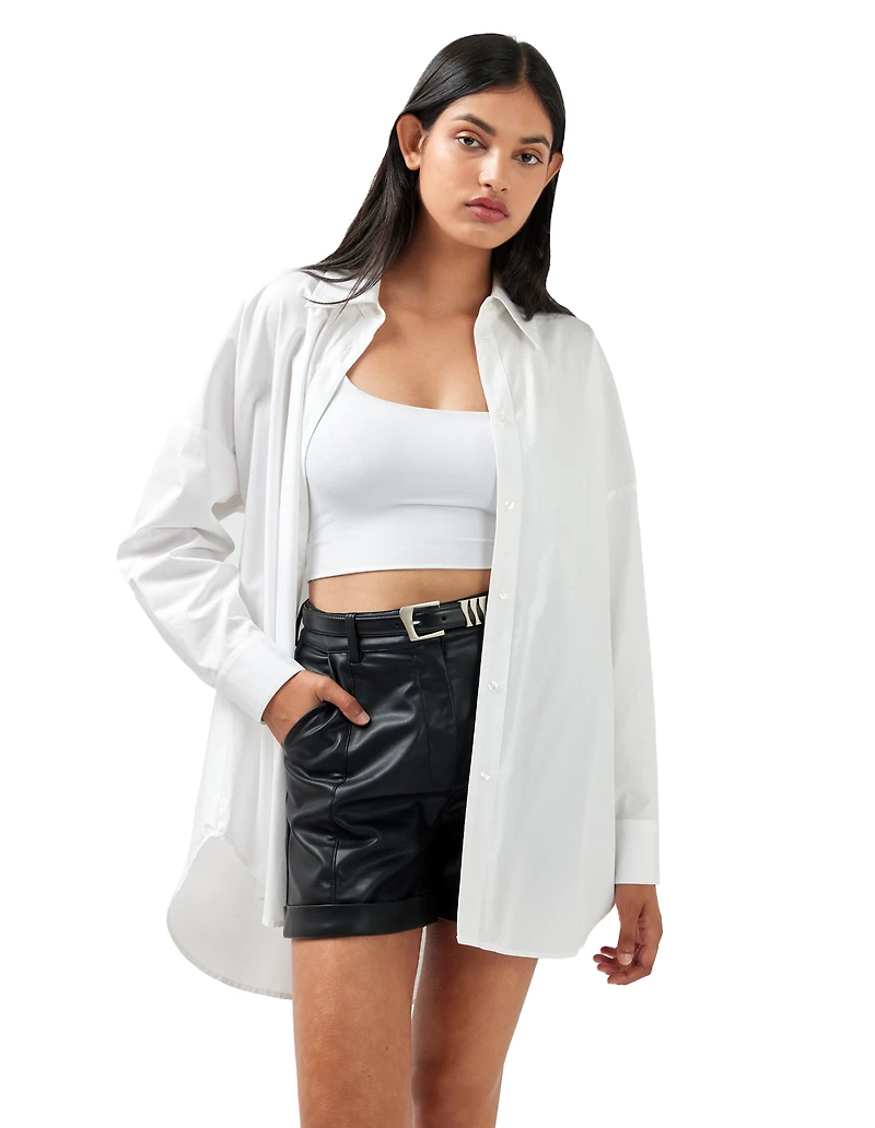 Belle & Bloom Womens Into You Oversized Shirt