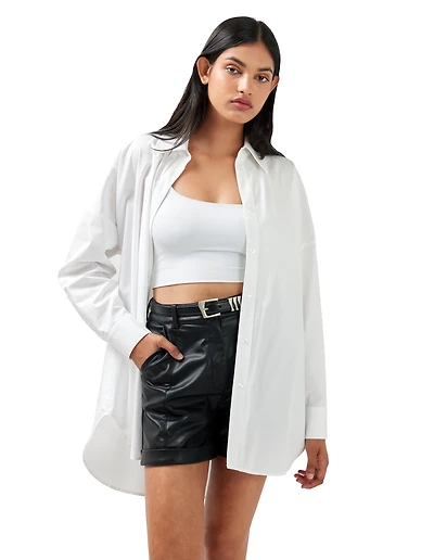 Belle & Bloom Womens Into You Oversized Shirt