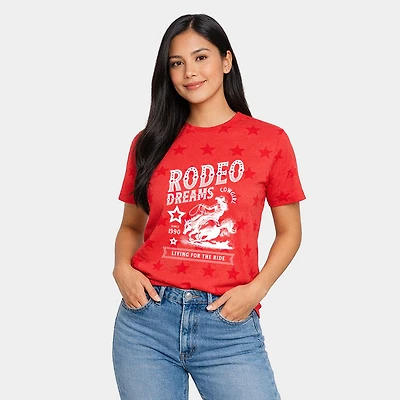 Simply Sage Market - Rodeo Dreams Living For The Ride Women's Short Sleeve Star Tee
