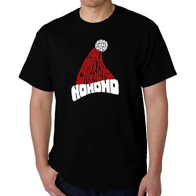 LA Pop Art Men's Word T-Shirt - All I Want For Christmas Is You
