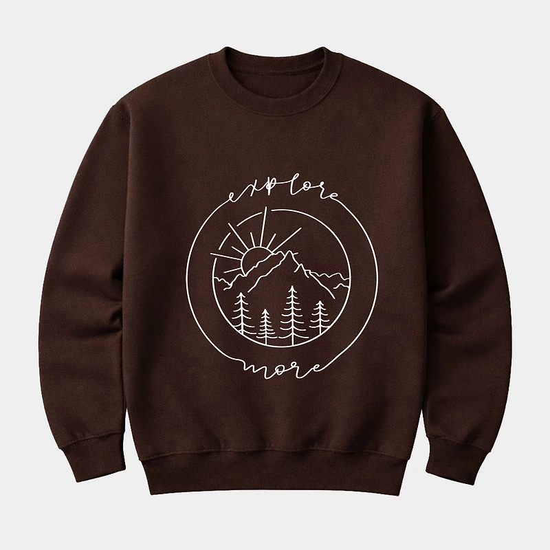 Simply Sage Market - Explore More Circle  Women's Graphic Sweatshirt