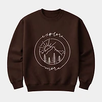 Simply Sage Market - Explore More Circle  Women's Graphic Sweatshirt