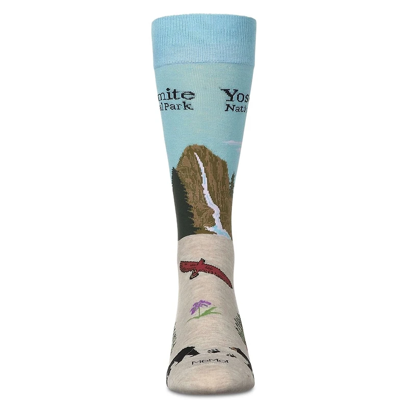 MeMoi Men's Yosemite Rayon From Bamboo Crew Socks