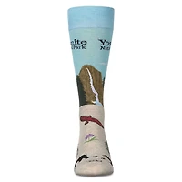 MeMoi Men's Yosemite Rayon From Bamboo Crew Socks