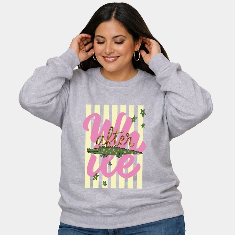 Simply Sage Market - After A While Crocodile  Women's Plus Sized Graphic Sweatshirt
