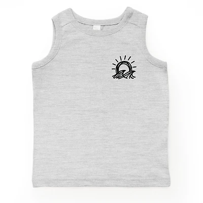 The Juniper Shop - Sun and Waves Sketch Youth Tank Top