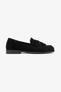 Forever & Always Womens Lupen Leather Tassel Loafers