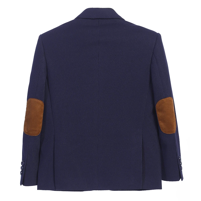 Gioberti Boy's Lightweight Waffle Weave Textured Blazer Jacket