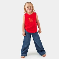 The Juniper Shop - Embroidered Beach Sunset Toddler Graphic Tank