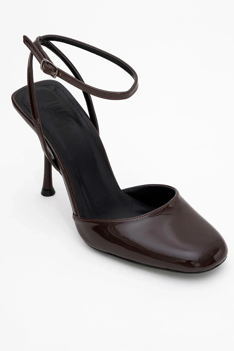 Prologue Shoes Womens Blues Round Toe Ankle Strap Pump