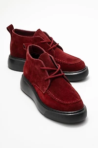 Forever & Always Womens Lilya Leather Chukka Boot