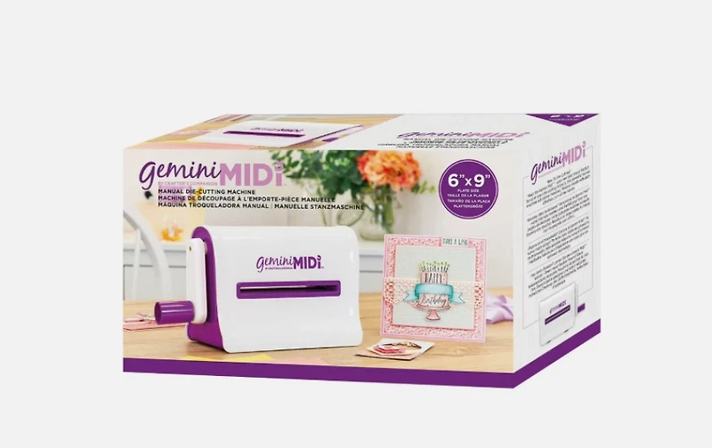 Gemini Midi Manual Die-Cutting & Embossing Machine-6"X9"