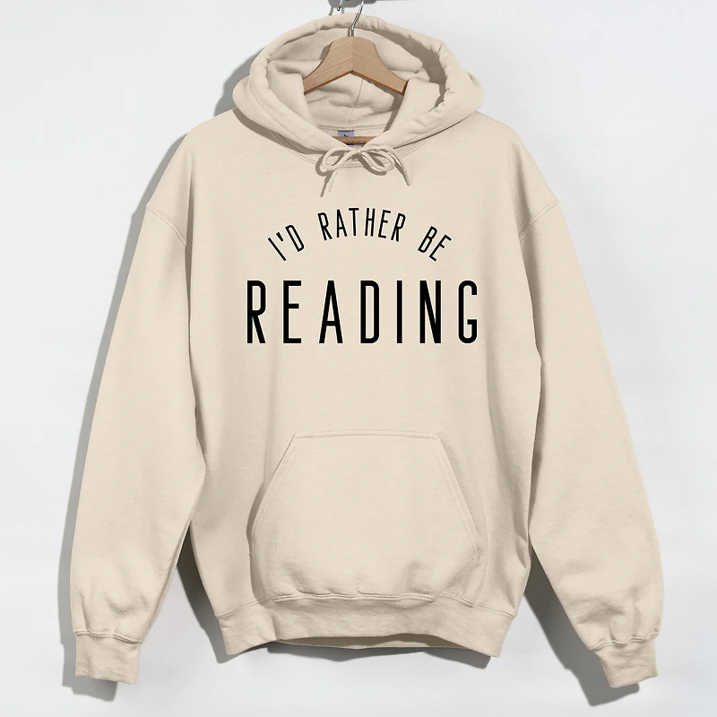 Simply Sage Market - Women's Graphic Hoodie I'd Rather Be Reading