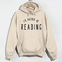 Simply Sage Market - Women's Graphic Hoodie I'd Rather Be Reading