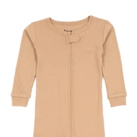 Leveret Baby Neutral Solid Cotton Footed Pajamas