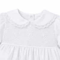 Laurenza's Baby Girls Long Sleeve Baptism Gown