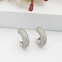 AGP PARIS Womens Twinkling Dainty Hoop Earrings