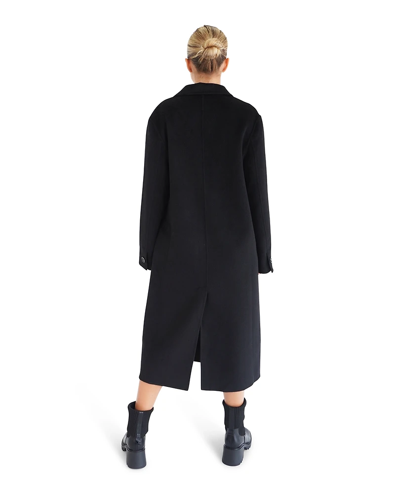 Belle & Bloom Womens Right There Wool Blend Side Tie Coat