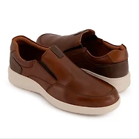 Ferrato Mens Leather Slip-On Flats