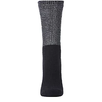 MeMoi Women's Mod Net Lamb Two-Tone Crew Socks