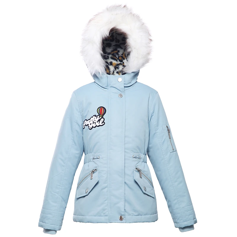 Rokka&Rolla Little & Big Kid Girls Heavyweight Parka Jacket